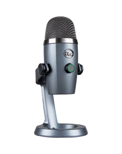 USB-конденсаторный микрофон Blue Yeti Nano с несколькими узорами (Shadow Gray)