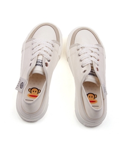 Холщовые кеды женские с низким верхом, черный Paul frank