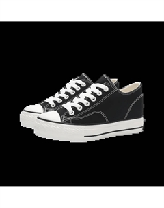 Холщовые кеды женские с низким верхом, белый Paul frank