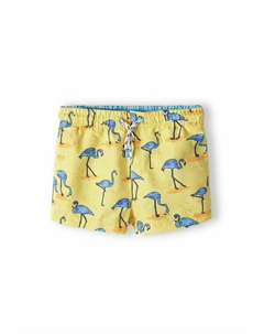 Шорты для плавания ALL OVER PRINT, цвет yellow blue Minoti