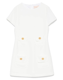 Платье строгого кроя, белый Elisabetta franchi la mia bambina