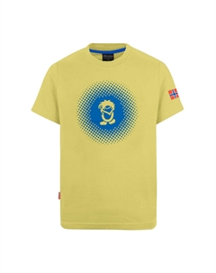 Функциональная рубашка Funktionsshirt Pointillism, цвет hazy yellow Trollkids