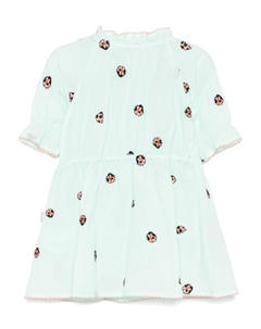 Платье с вышивкой, зеленый Stella mccartney kids