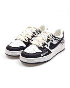 Кеды, скейтборд обувь женская низкая, цвет White/Khaki Paul frank