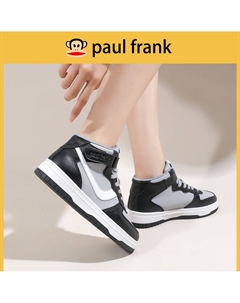 Кеды, скейтборд обувь женская средняя высота, цвет Shadow Gray Paul frank