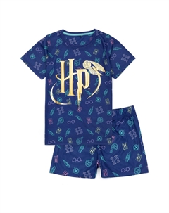 Девушки Гарри Поттер лицензирование короткие пижамы, синий Vanilla underground