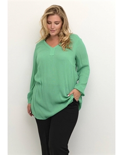 Туника AMI LS, цвет gumdrop green Kaffe curve