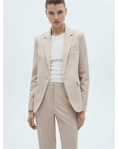 Бореальный блейзер, бежевый Mango