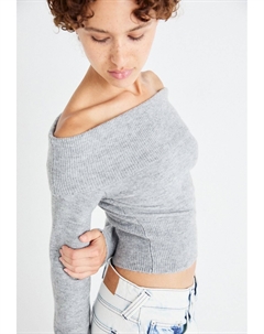 Джемпер LOLO OFF SHOULDER, серый Weekday