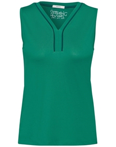 Топ без рукавов Top, изумрудный Cecil