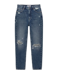 Джинсы свободного кроя, синий деним Pull & bear