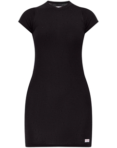 Мини-платье со стразами от, черный Alexander wang