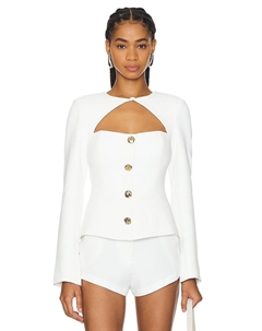 Блейзер зайнаб, белый Cami nyc