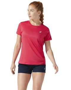 Футболка для бега "CORE SHORT SLEEVE TOP", розовый Asics