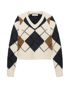 Свитер Rombin, экрю Mango