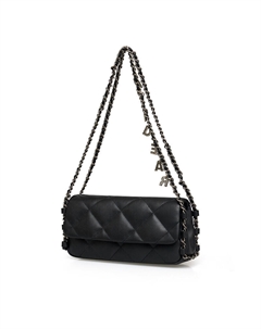 Маленькая сумка-багет с цепочкой, черный Deep breath