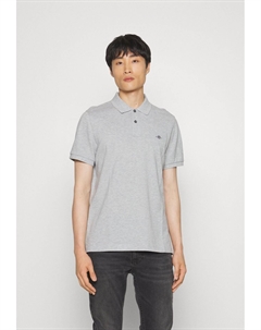 Рубашка-поло REG SHIELD, серый меланж Gant