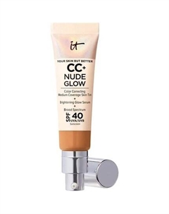Легкая тональная основа CC+ Nude Glow и сыворотка для сияния с загаром SPF40 It cosmetics