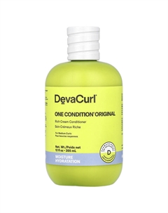 One Condition Original, крем-кондиционер с насыщенным вкусом, для средних локонов, 355 мл (12 жидк. Унций) Devacurl