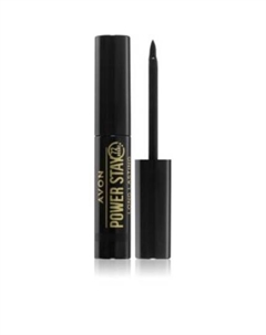 Жидкая подводка для глаз Power Stay Blackest Black 4 мл Avon