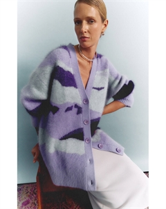 Кардиган жаккардовый из ангоры 1811 eighteen one one