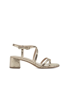 Босоножки на каблуке серый Tamaris