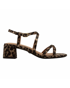 Босоножки на каблуке каштановый Laredoute