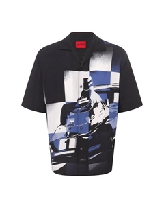 Рубашка из вискозы Hugo