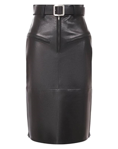 Кожаная юбка Jil sander