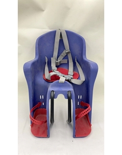 Велокресло детское BG-6, на подседельную трубу, до 15 кг, светло-синий, RNVBCBG60001slate _УЦЕНКА No name