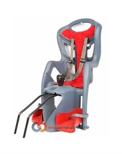 Велокресло детское Pepe Standard на подседельную трубу, до 7лет/22кг, темно-серое, 01PPS00002 _УЦЕНКА Bellelli