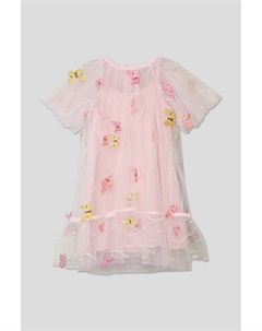 Платье из тюля с декором бабочки Choupette