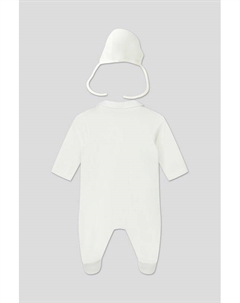 Комплект из боди с имитаций жилета и чепчика Choupette