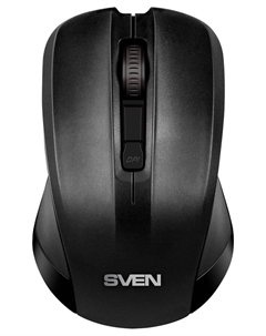Беспроводная мышь Sven RX-270W (черная, 3+1кл., 800-1600DPI) (SV-016234)