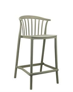 Стул полубарный Campo пластик зеленый Stool group