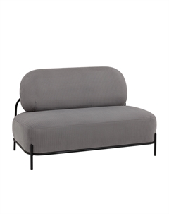 Диван Стоун велюр рельефный светло-серый Stool group