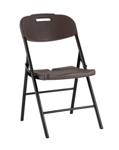Стул складной банкетный коричневый под дерево Stool group