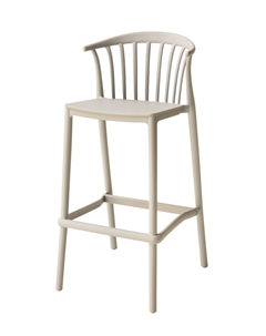 Стул полубарный Campo пластик бежевый Stool group