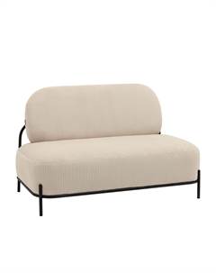 Диван Стоун велюр рельефный молочный Stool group