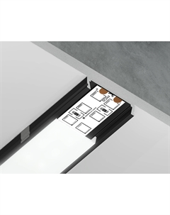 Алюминиевый профиль накладной для ленты до 20мм ILLUMINATION Ambrella light