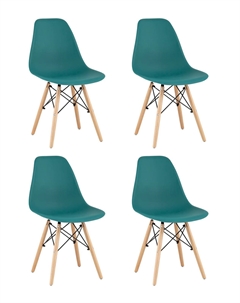 Стул Eames Style DSW темно-бирюзовый x4 (разборный каркас) Stool group