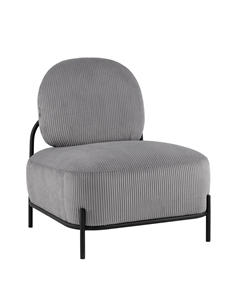 Кресло Стоун велюр рельефный светло-серый Stool group