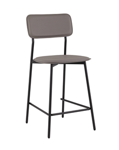 Стул полубарный Mikkie серый Stool group