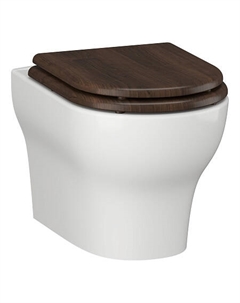 Унитаз подвесной OPADIRIS Лоренцо OS41712A безободковый, сиденье антикварный орех Opadiris