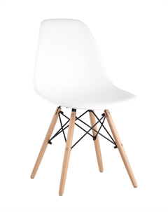 Стул Eames Style DSW белый (разборный каркас) Stool group