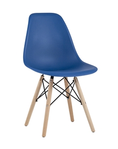 Стул Eames Style DSW синий (разборный каркас) Stool group