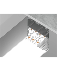 Алюминиевый профиль накладной/подвесной Profile System для ленты до 41,4мм ILLUMINATION Ambrella light