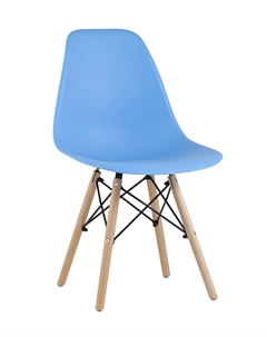 Стул Eames Style DSW голубой (разборный каркас) Stool group