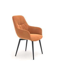 Стул Jordan поворотный 360 градусов, велюр Frost fox Top concept