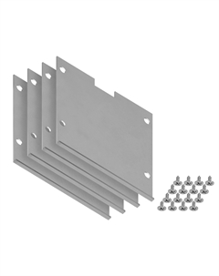 Заглушка для накладного/подвесного алюминиевого шинопровода GP3100 комплект 4шт ILLUMINATION Ambrella light